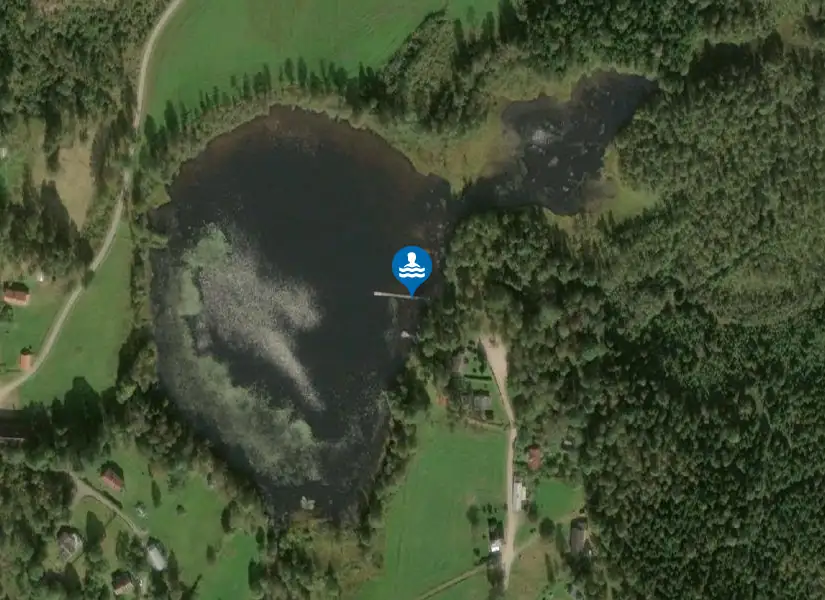 Örsåssjön från satellit