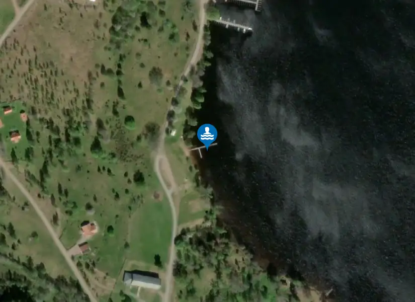 Östra Lägern, Rydsnäs från satellit