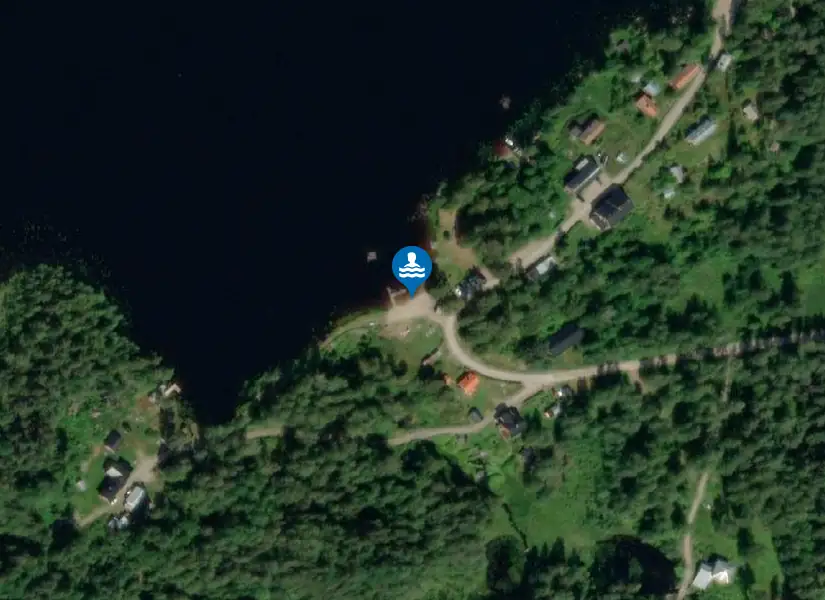 Övre Hammaren, Voxnabruk från satellit