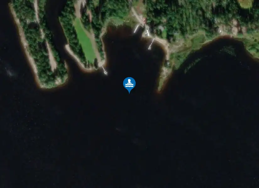 Byberget från satellit