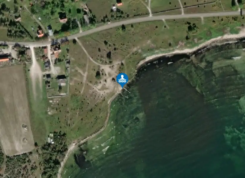 Alnäsavik från satellit