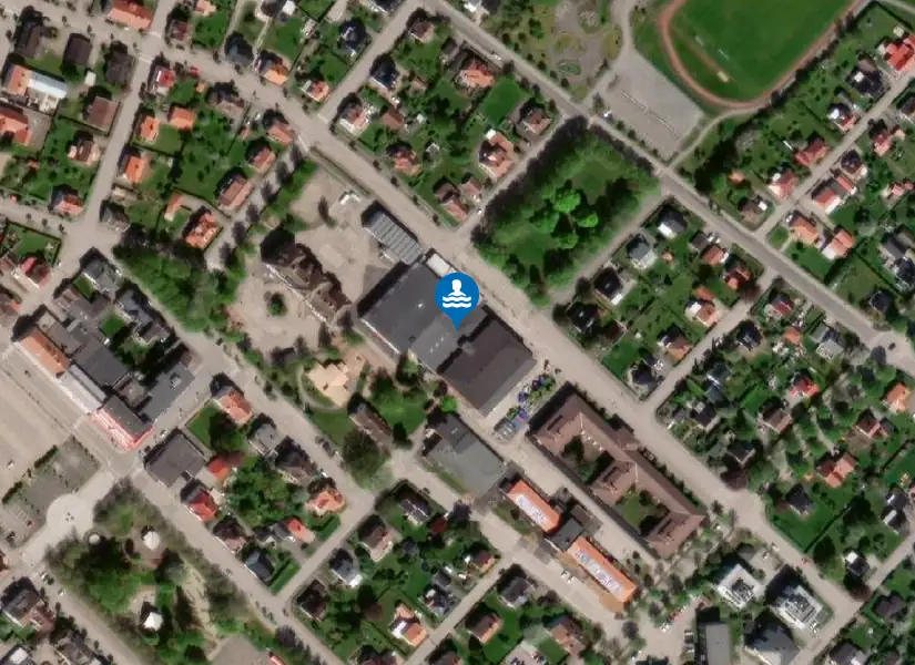 Allébadet från satellit