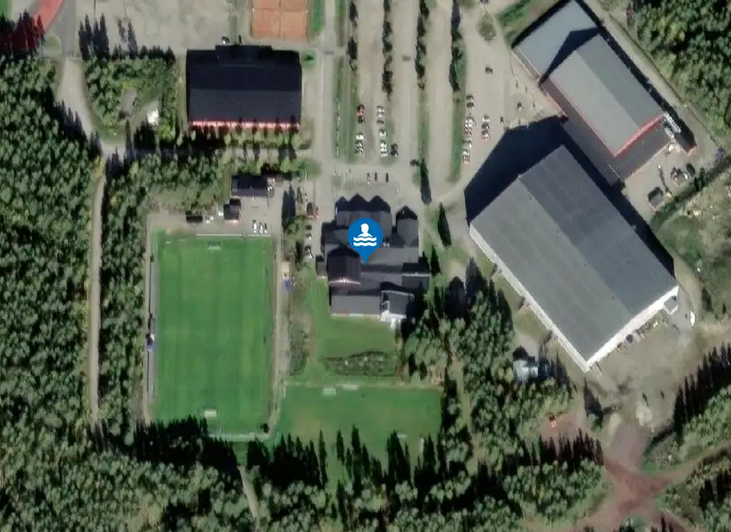 Aquarena från satellit