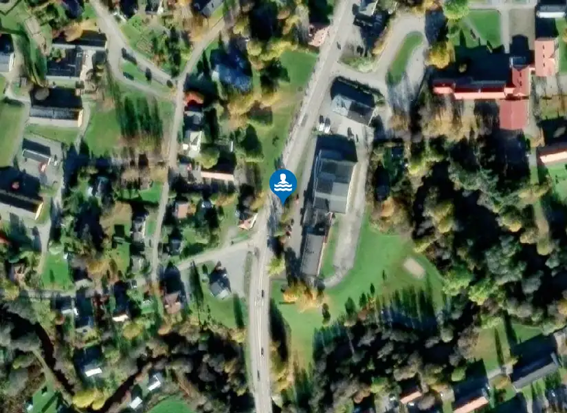 Bollstahallen från satellit