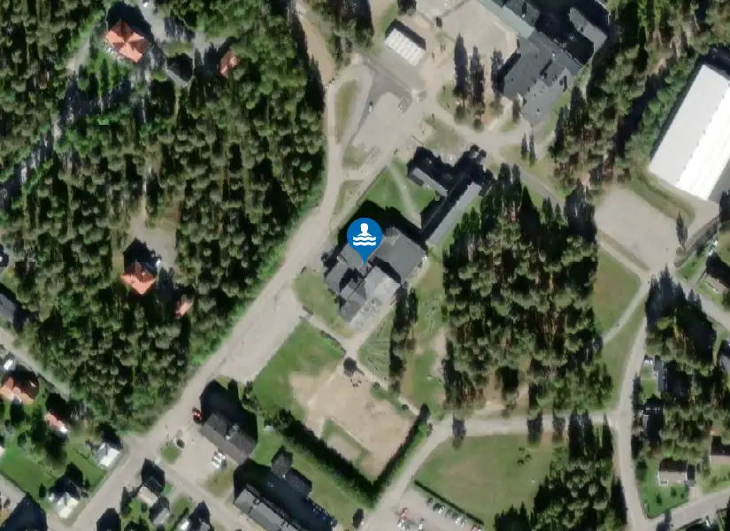 Centrumbadet från satellit