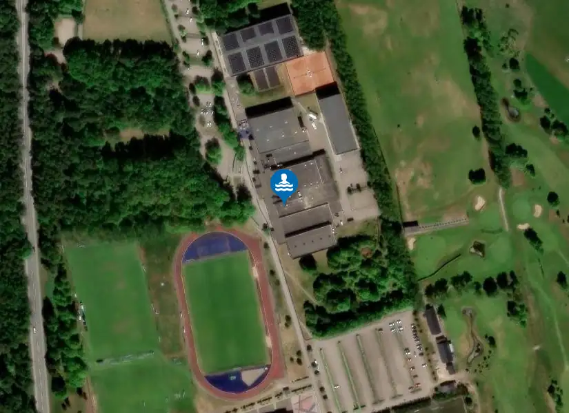 Höganäs Sportcenter från satellit