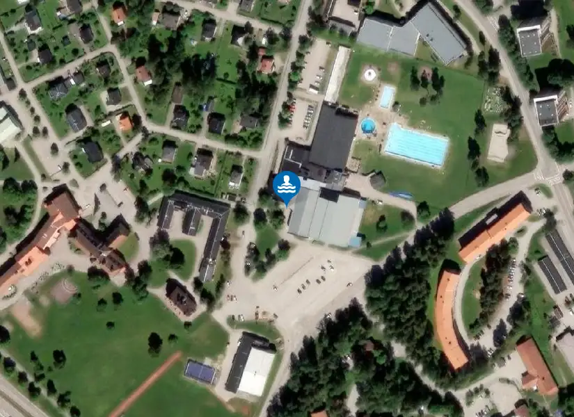 Fagerstahallen från satellit