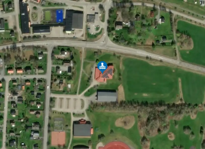 Sävsjö kommun Familjebadet från satellit