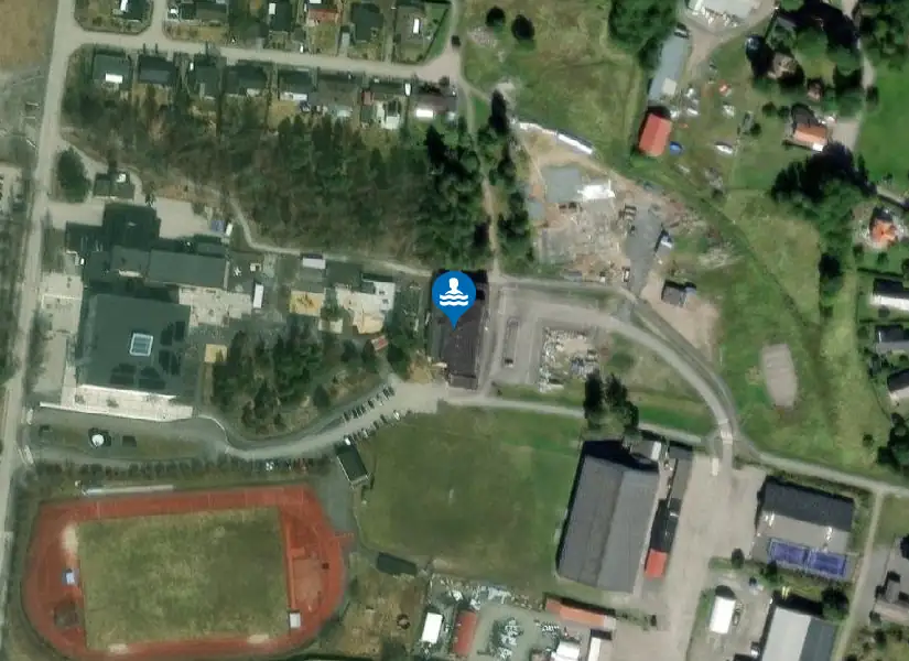 Frösåkershallen från satellit