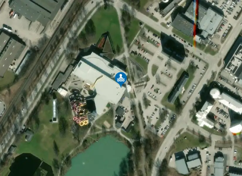 Gustavsvik från satellit