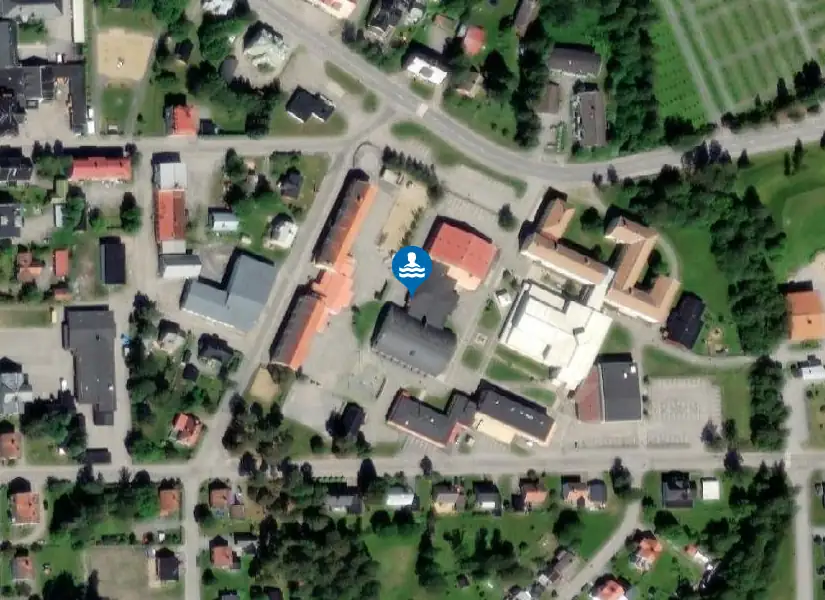 Hammarhallen från satellit