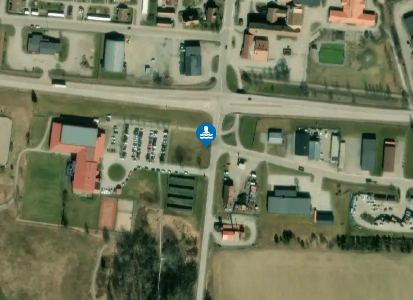 Heby Sim & Sporthall från satellit