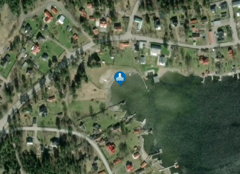 Bönaviken från satellit