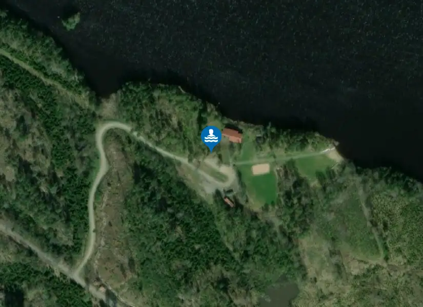 Bönergården från satellit