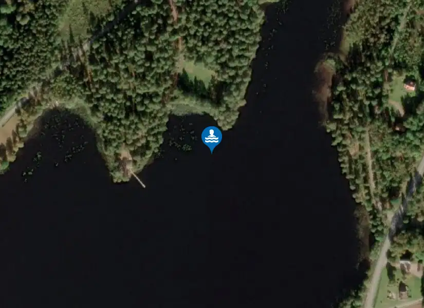 Albosjön från satellit