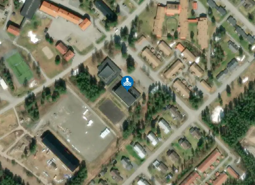 Jörns Badhus från satellit