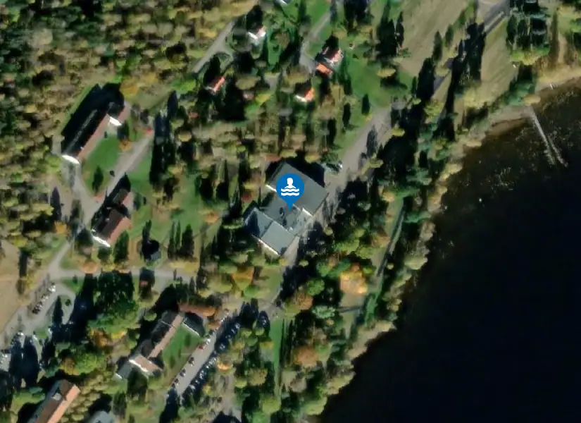 Skönvikshallen från satellit