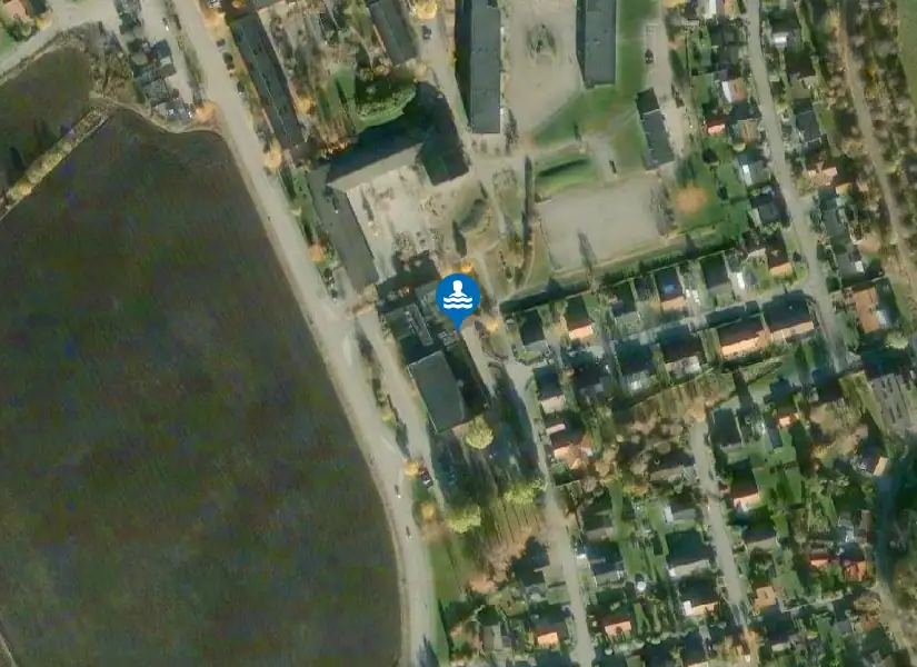 Tillberga Sim & Sporthall från satellit