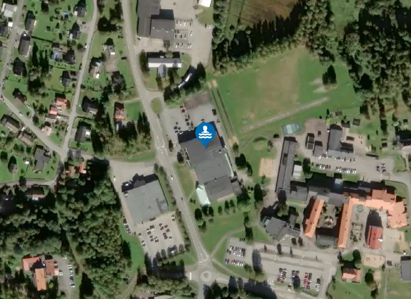 Tranemo Sim- & idrottshall från satellit