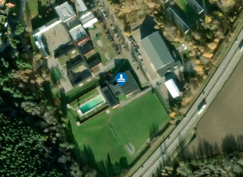 Valbo sportcentrum från satellit