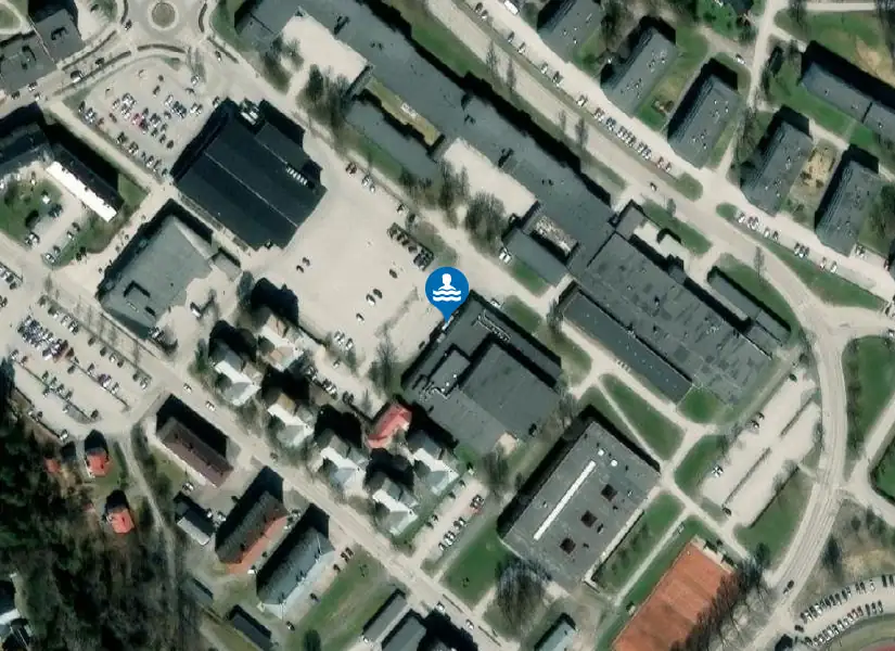 Ådalshallen från satellit