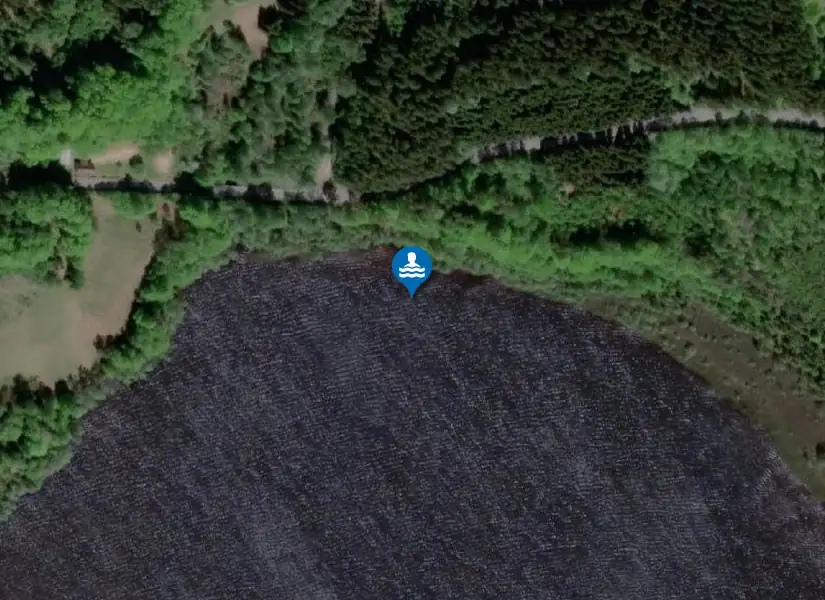 Köphultssjön norra från satellit
