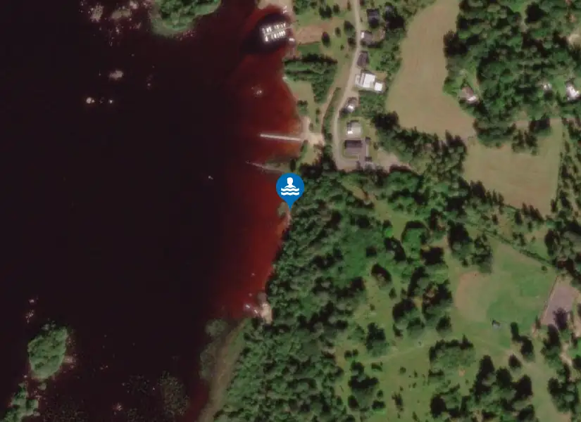 Möckeln, Bölsnäs från satellit