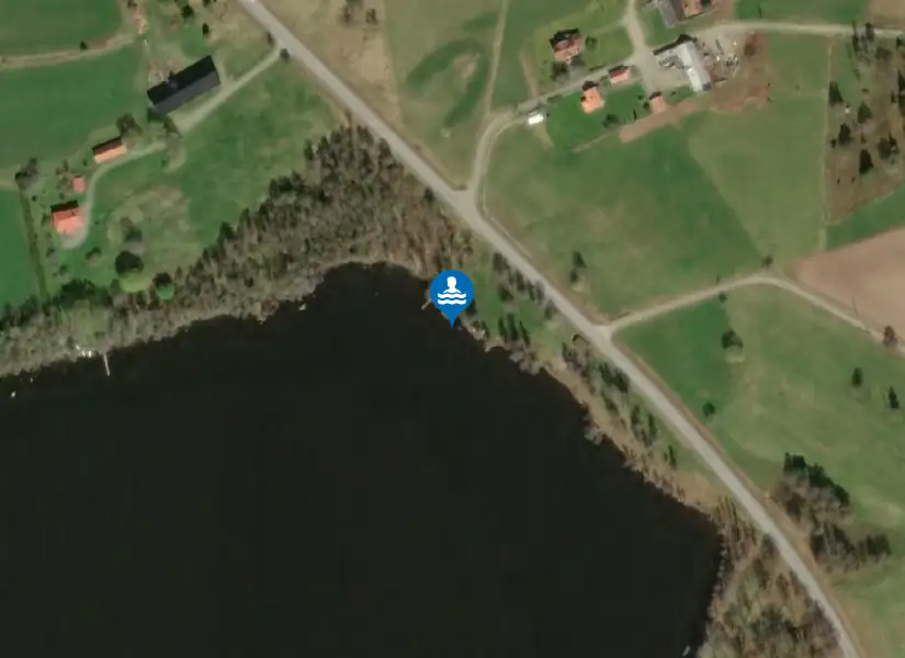 Hjärtnäsasjön från satellit