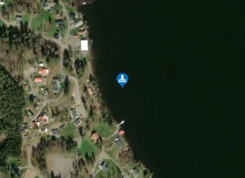 Vallsjöbadet från satellit