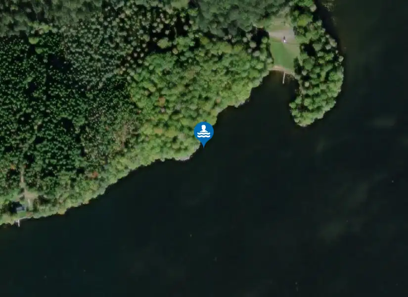 V:a Öresjön, Gångemad från satellit
