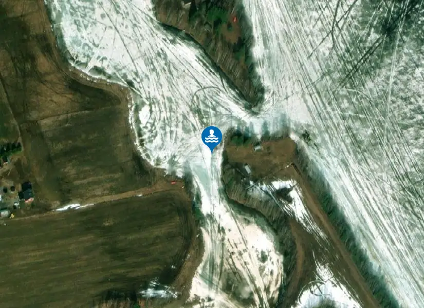 Degerbäcken från satellit