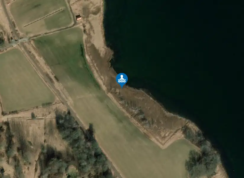 Hammarskogsbadet från satellit