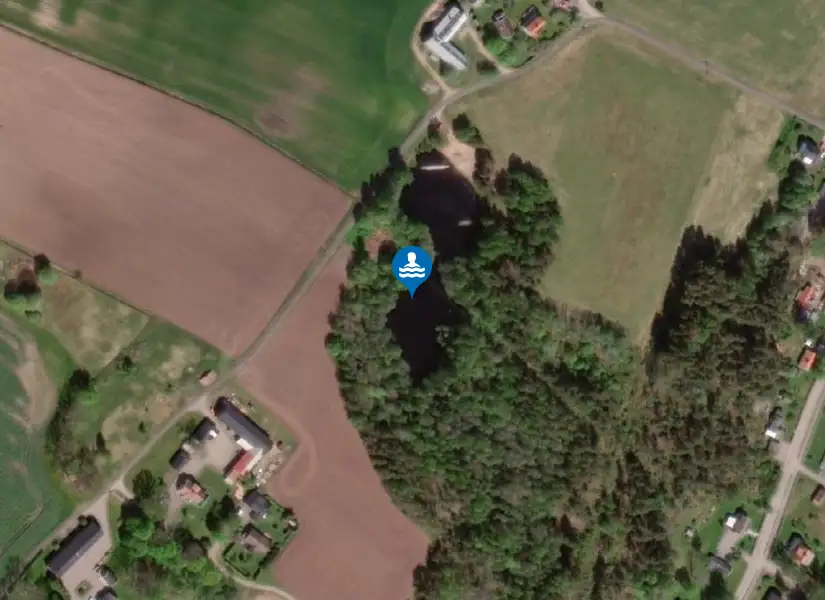 Arentorpsbadet från satellit
