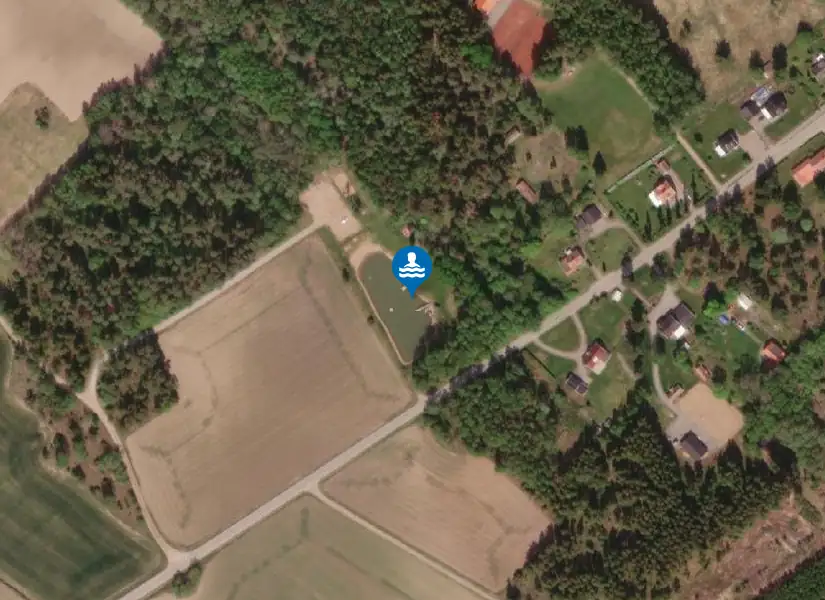 Kvänum, Olstorpsbadet från satellit