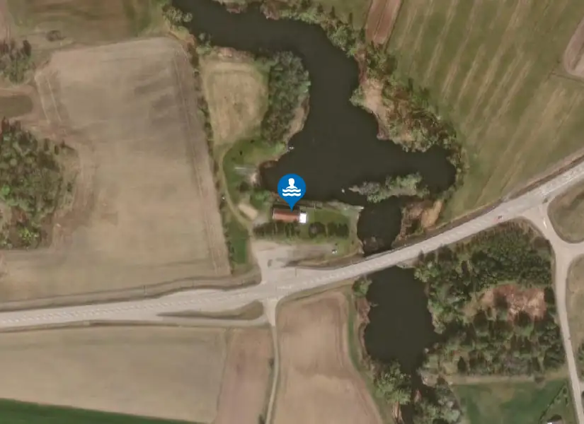 Lidan, Dönstorpsbadet från satellit