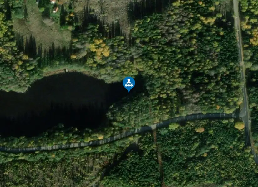 Bälgviken från satellit