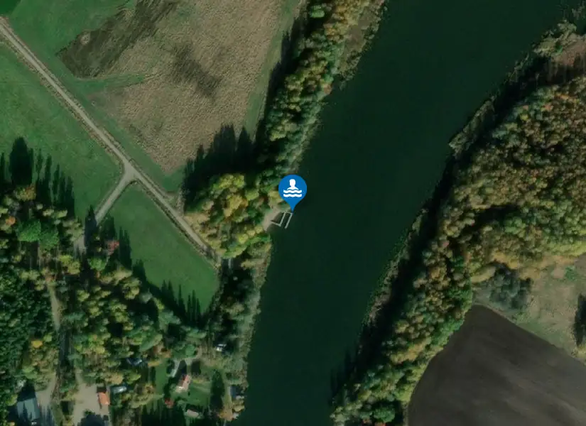 Gillberganäs från satellit
