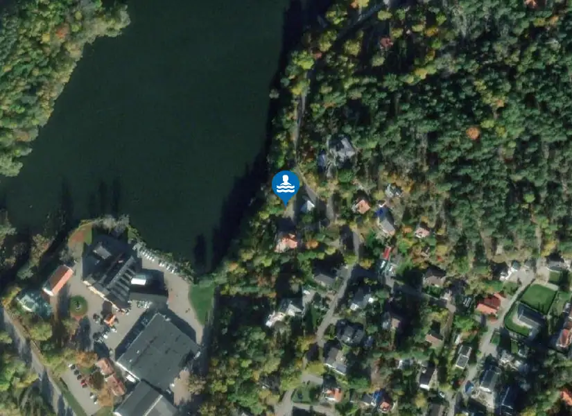 Skogstorp,Engelska parken från satellit