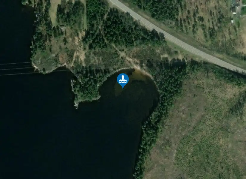 Järnsjön, Tenvik från satellit