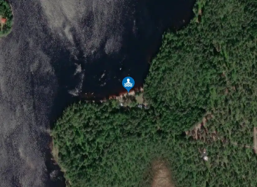 Ransjön från satellit