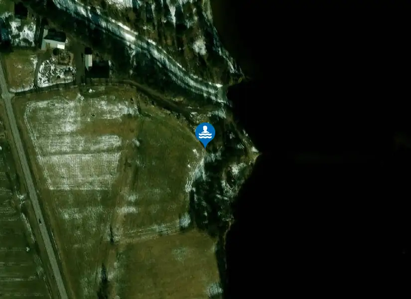 Fryken, Stöpafors södra från satellit