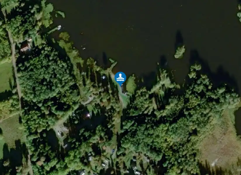 Ottnaren, Hosjöstrand från satellit