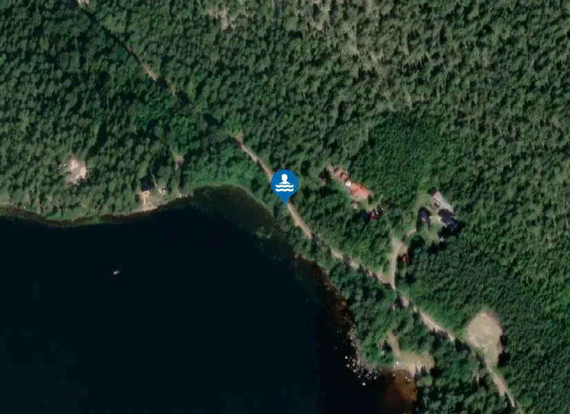 Långsjön, Via från satellit