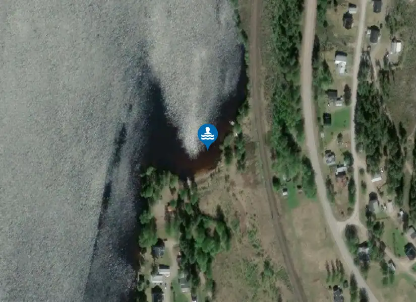 Viken, Västersjön, Ramsjö från satellit