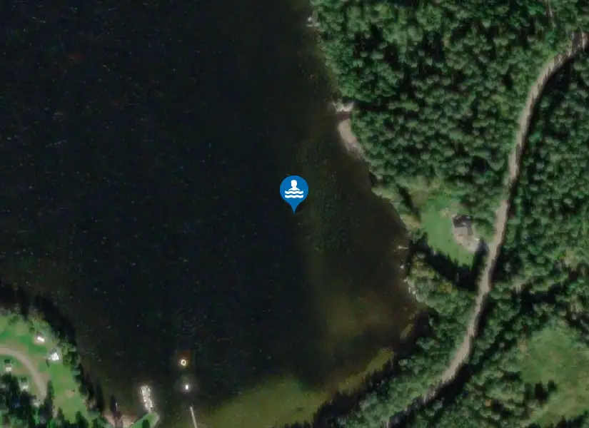 Gällö, Camp Viking från satellit