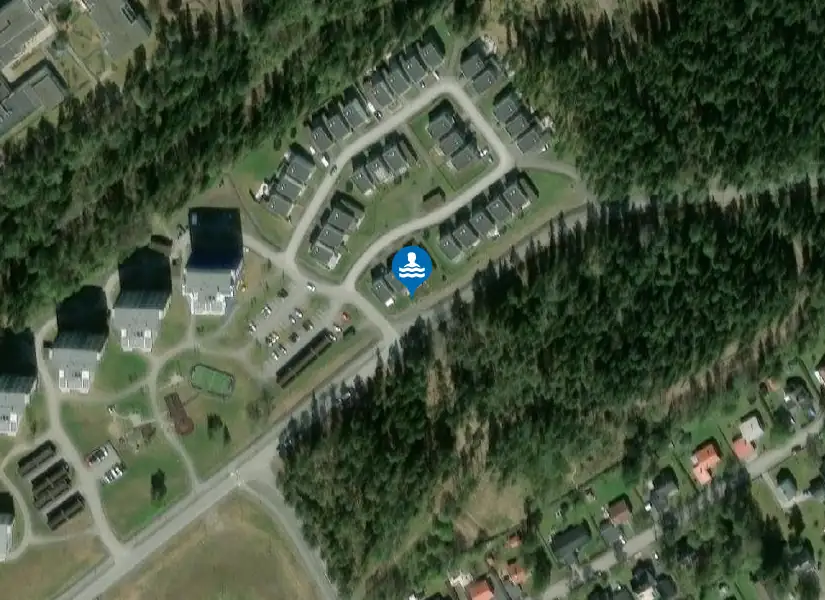 Odensalabadet från satellit