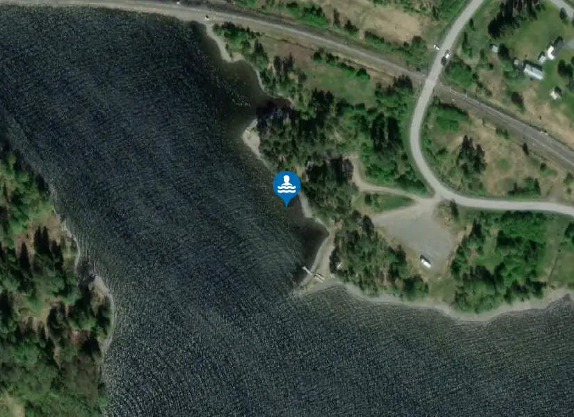 Storsjön, Trångsviken från satellit