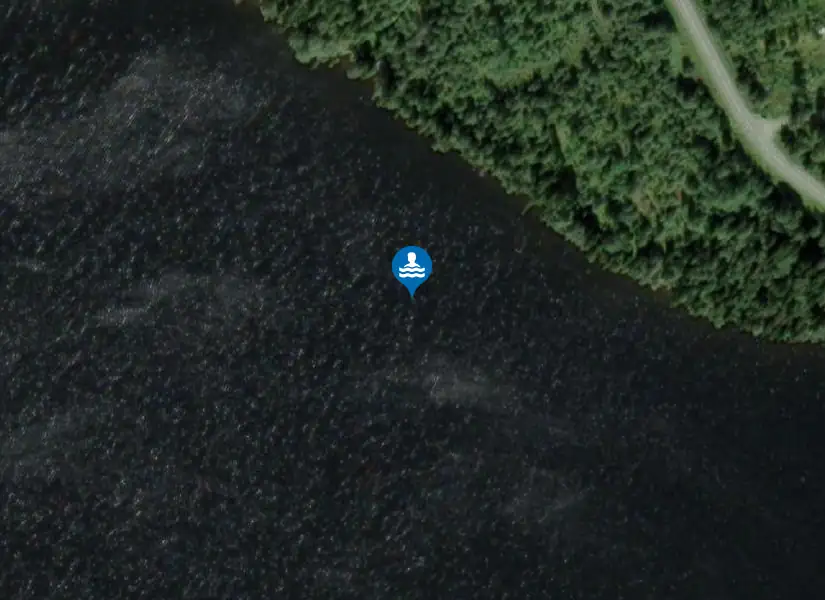 Kougstasjön från satellit