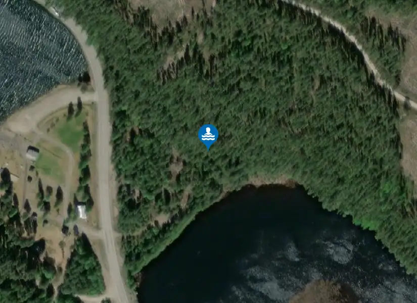 Nölviken från satellit