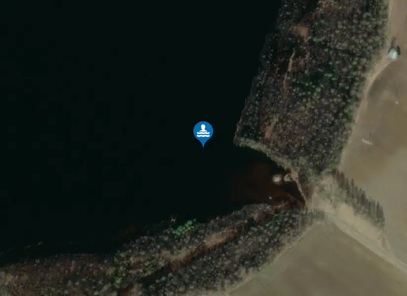 Vistträsk från satellit